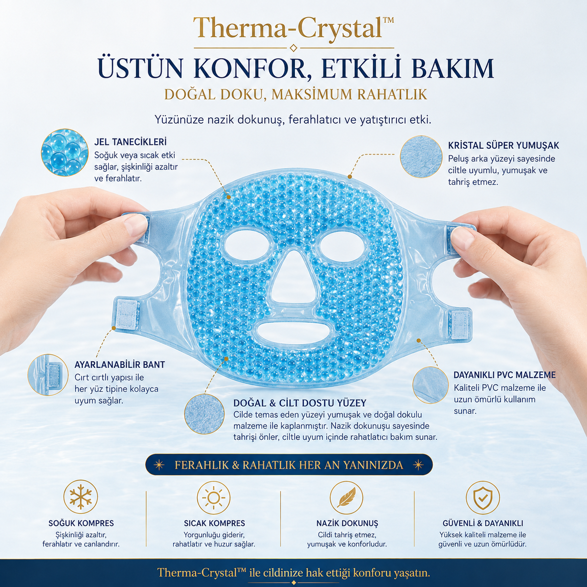 Yumo Therma-Crystal™ Jel Maske