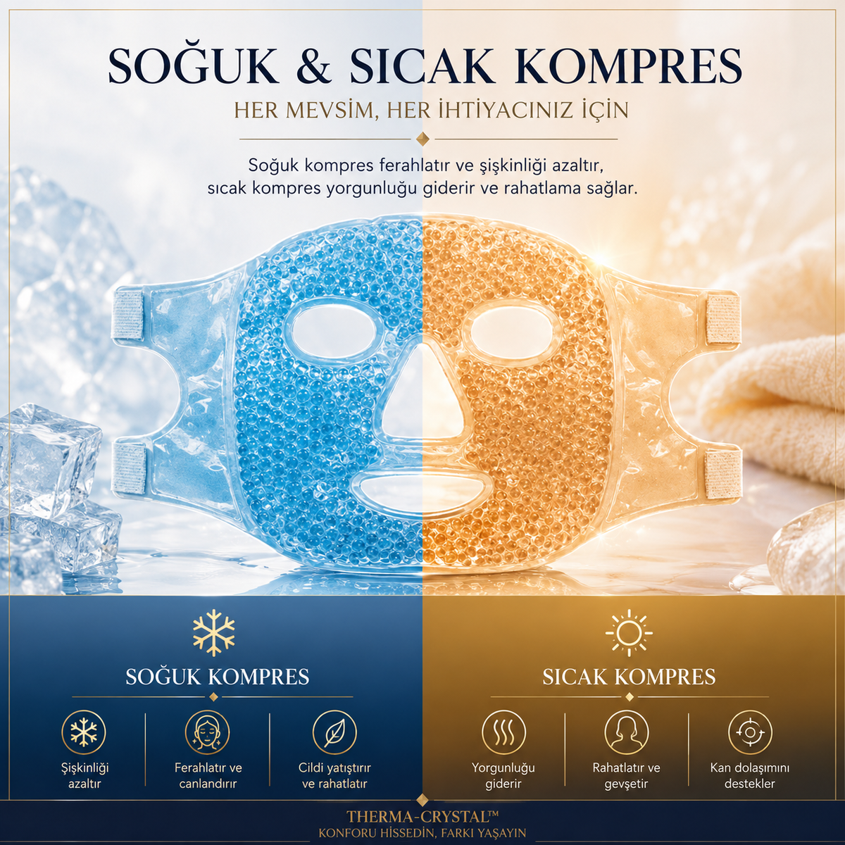 Yumo Therma-Crystal™ Jel Maske
