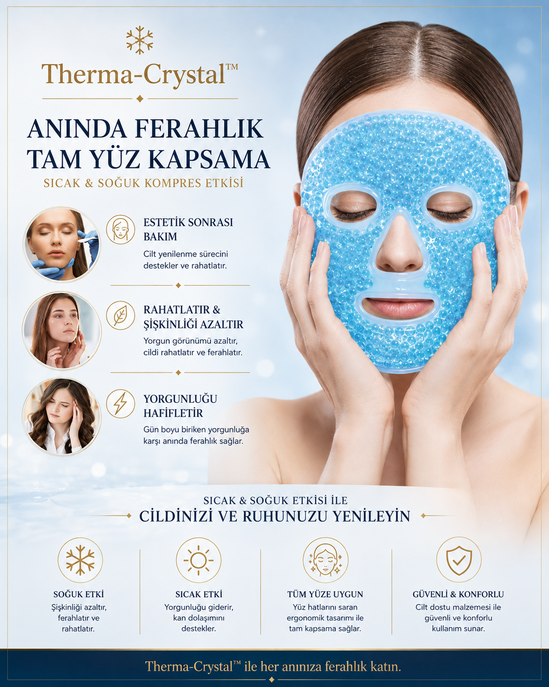 Yumo Therma-Crystal™ Jel Maske