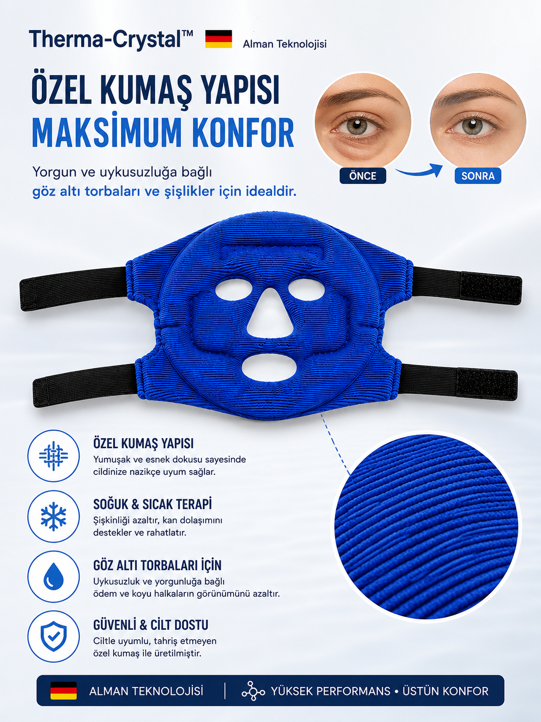 Yumo Therma-Crystal™ Jel Maske